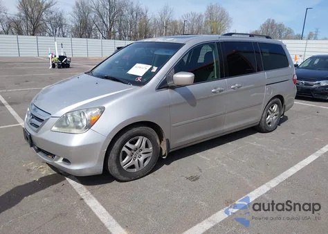 2007 Honda Odyssey Ex-L from USA, damaged, VIN 5FNRL38657B419322